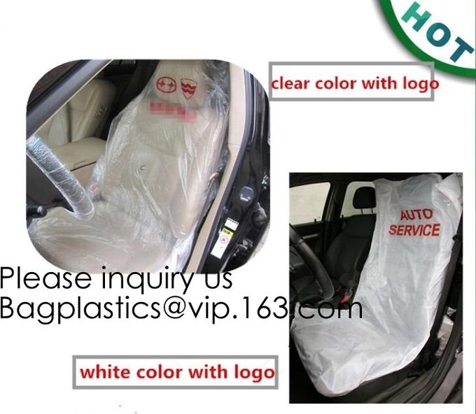 Car Seat Cover Protector Disposable Transparent Seat Protective Covers, Workshop Garage Strong Pull And Durable Seat Cha
