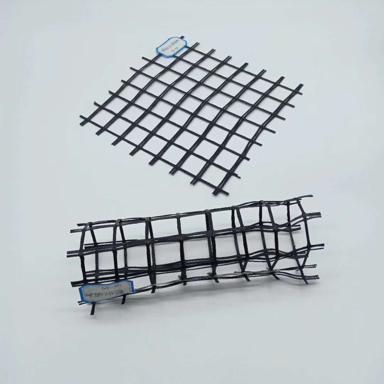 Onsite Inspection 100kn Fiberglass Geogrid Coated Bitumen for Road and Bridge Pavement