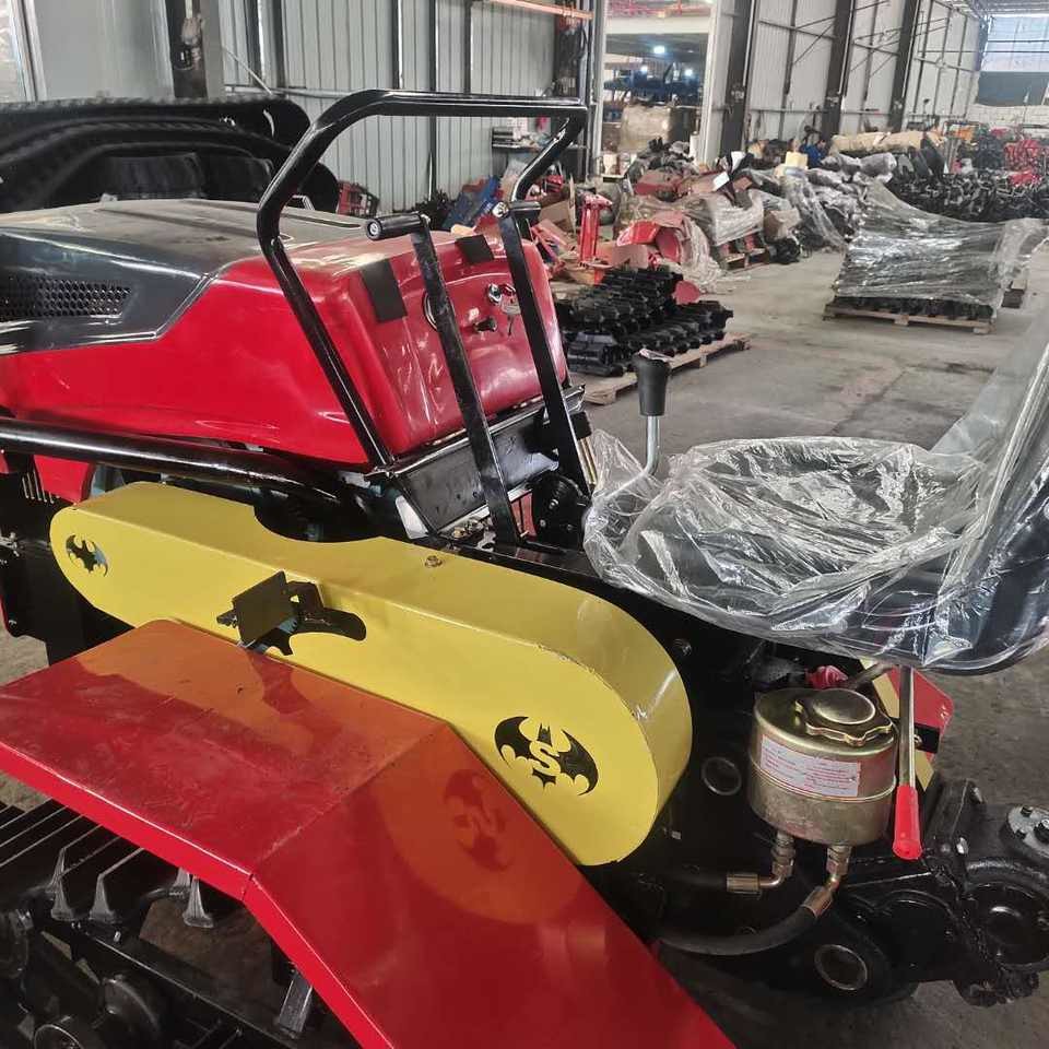Agricultural Crawler Farm Tractor Rubber Track Mini Power Tiller