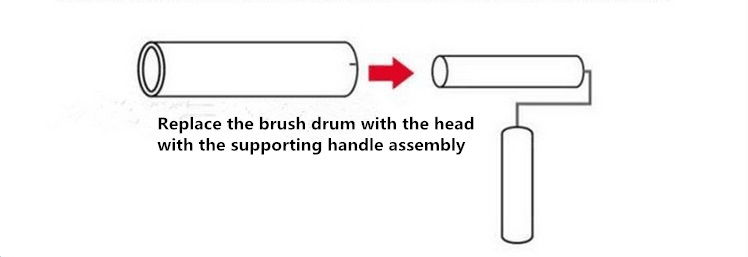PE Material 6' Inch Clean room Sticky Roller For Electronics Factory