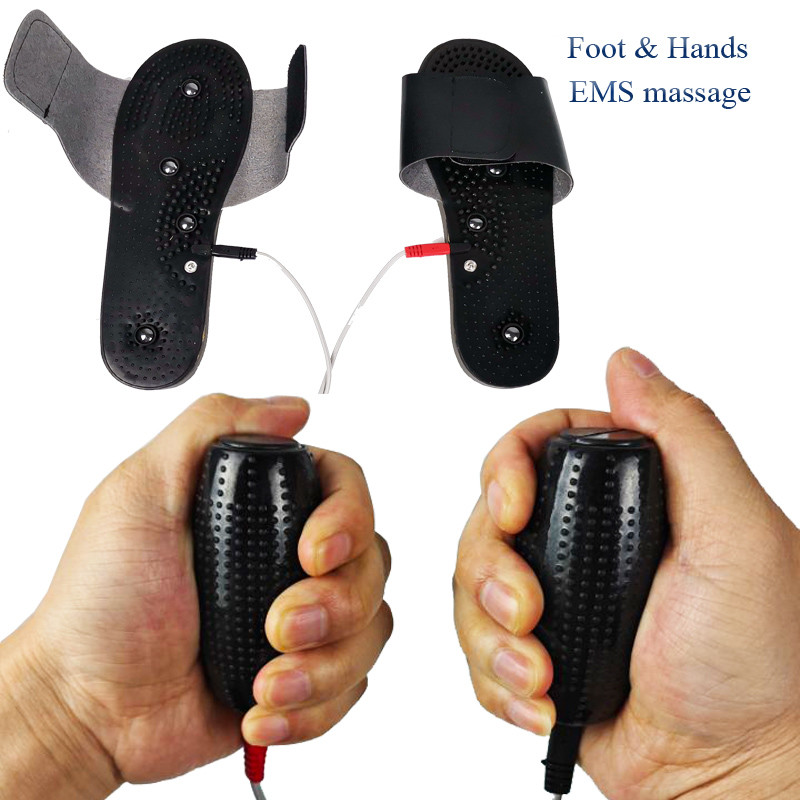 Electric Muscle Stimulator Machine 14 Pads EMS Shoes Enhance Breasts Firm Skin Muscles