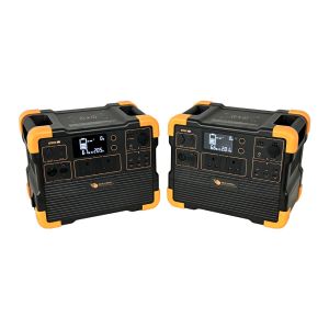 2200W UPS Solar Generator with 1536Wh LFP Lithium Battery 600W Solar Panel Input