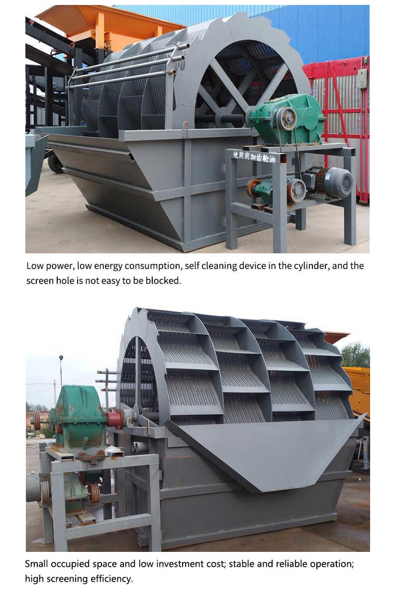 Wheel Bucket Sand Washing Machine Wheel Stone Washer Production Line