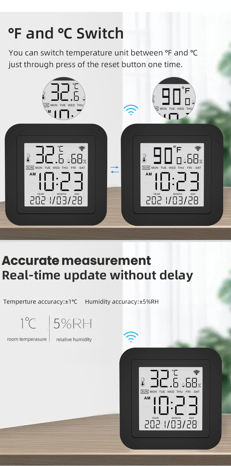 Tuya Smart Home Wi-Fi IR Remote Control Three-in-one Infrared Remote Control