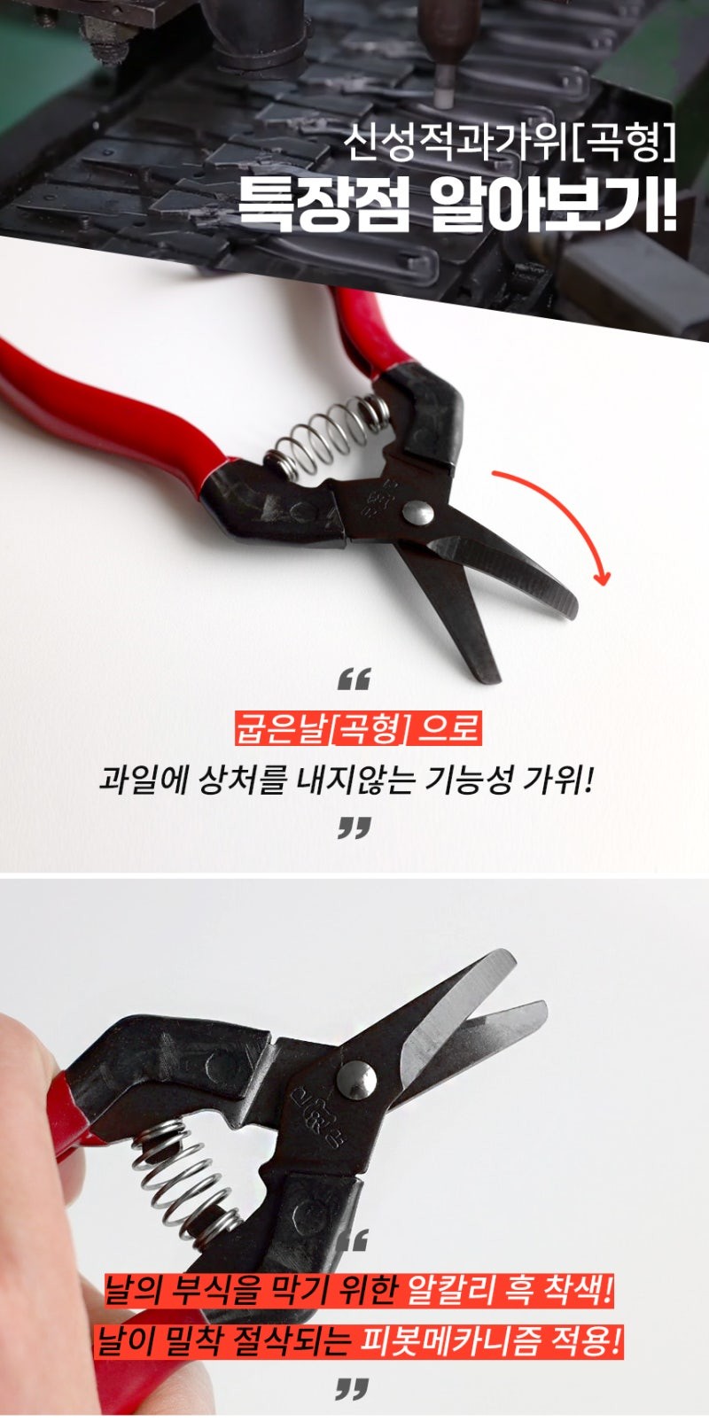 SINSEUNG SB307 Pruning Shears Featuring a High-Quality Carbon Steel Blade Ultra Sharp Garden