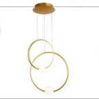 Indoor Modern Circular Ring Chandelier 44w 23w 19w
