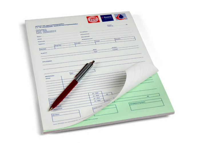 Professional 5 Ply Blue Black Image Ncr Paper Carbonless in sheets 48-100 Gsm