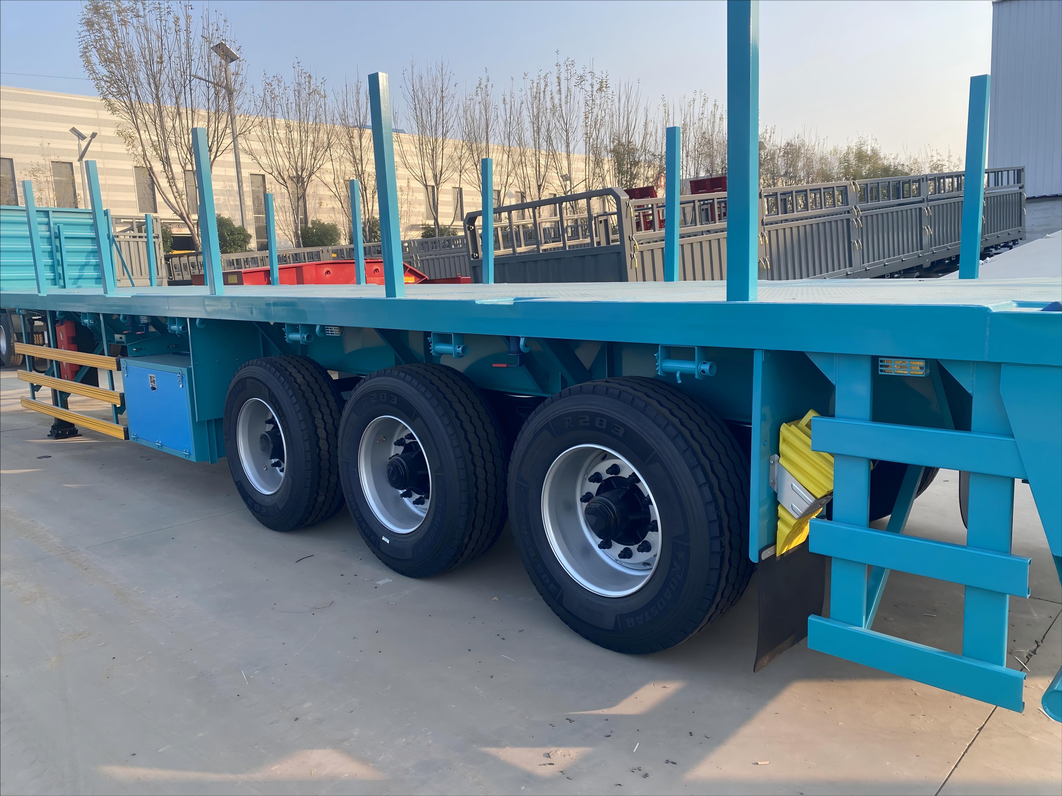 CIMC China manufacturer of 3-axle direct sales high-quality discount flatbed semi-trailer