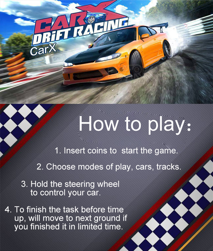 Arcade Outrun Racing Game Machine Simulator Coin pusher 32 Inch Screen