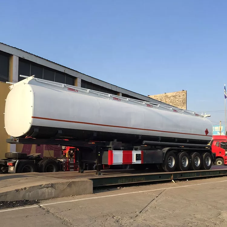 2/3 Axle 30000L Tanker Semi Trailer Carbon Steel/Stainless Steel/Aluminum Alloy For Oil/Fuel/Diesel/Gasoline/Crude/Water/Milk Customized