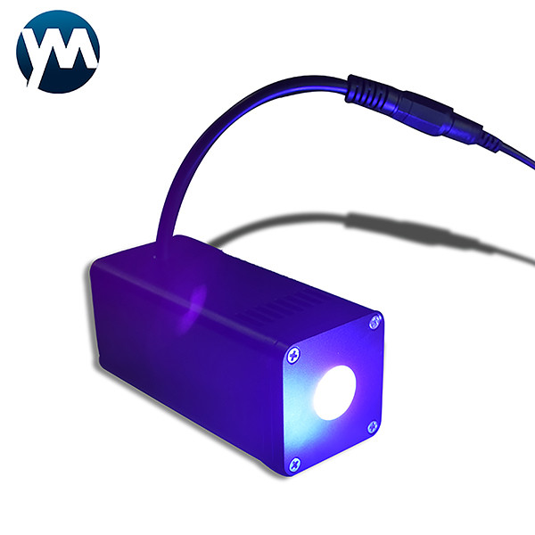 Portable Air Cooling 72W 365nm UV LED Flashlight 395nm 20mmx20mm