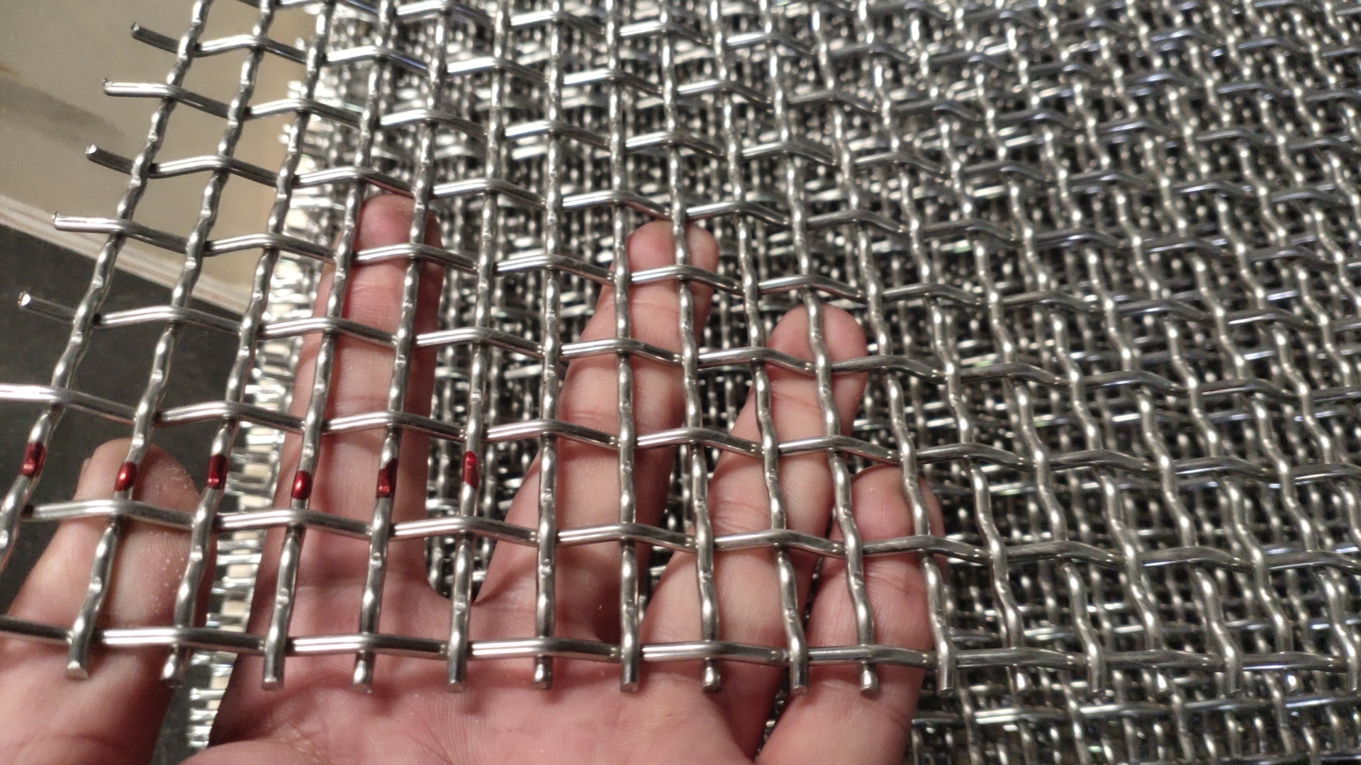 stainless steel crimped wire mesh