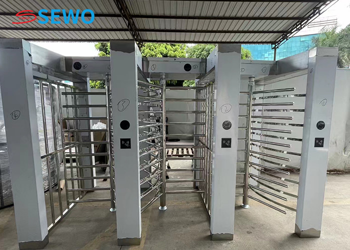 3 Doors Full Height Turnstiles 45people/min Bi Directional High Security Turnstile
