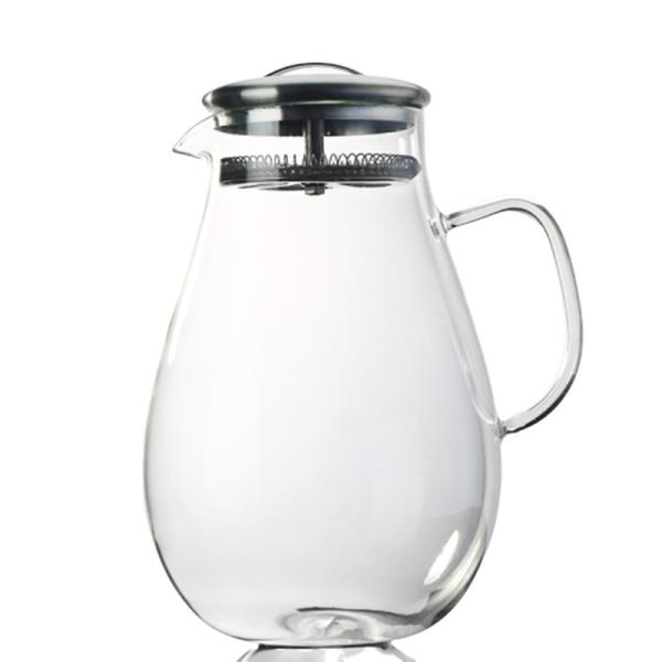 64oz Modern Water Carafe With Cup For Beverage / Fruit Infused Water Eco