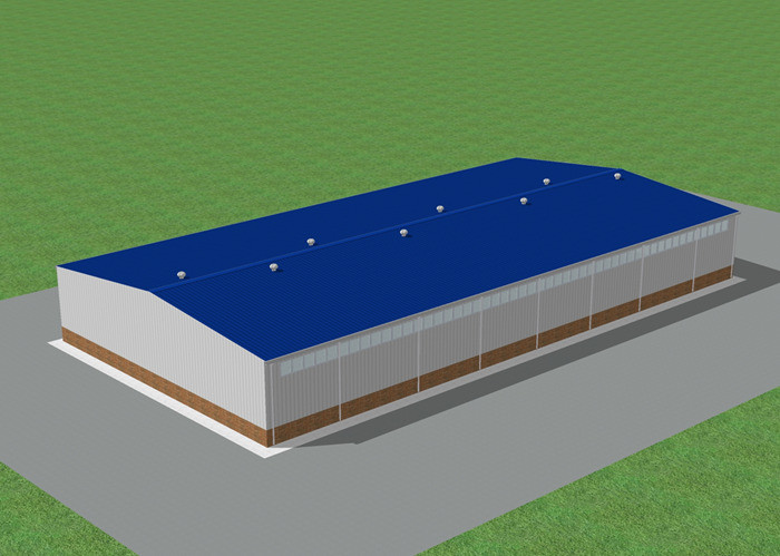 Stable Customized Steel Structure Warehouse Multifunctional Large Scale