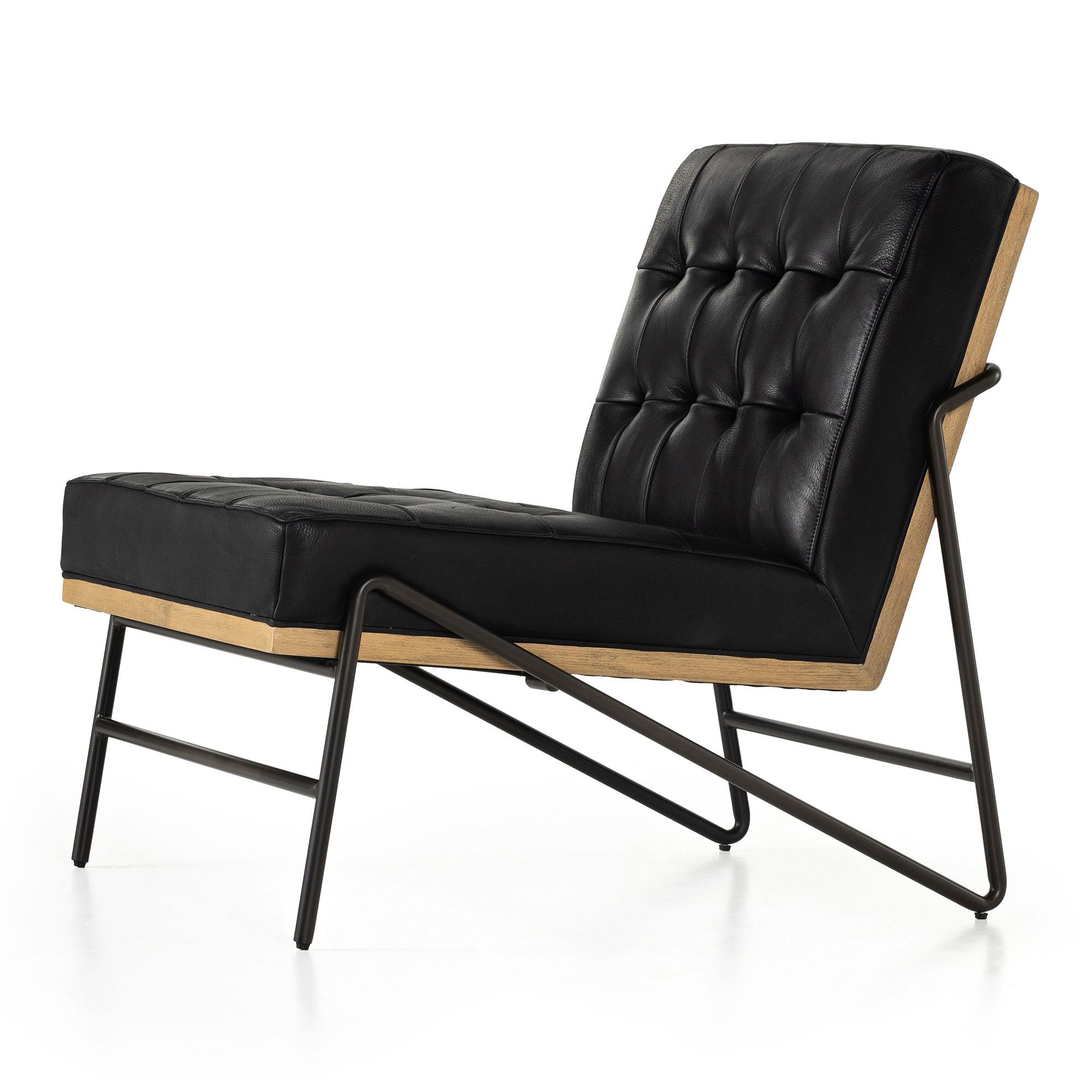 Accent PU Leather Lounge Chair Recliner Chaise Modern Furniture
