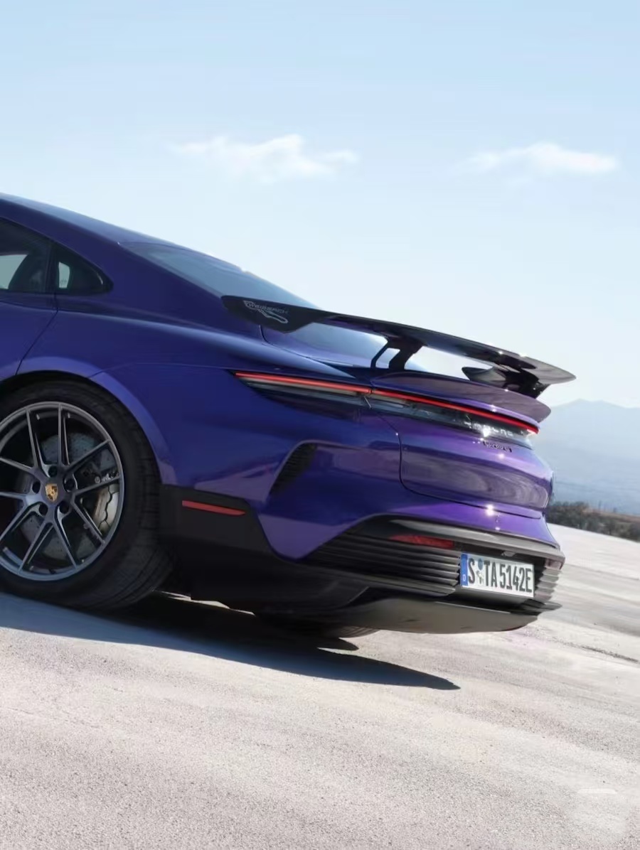Taycan Porsche Body Kit Taycan Wch Style Carbon Fiber Spoiler Wing