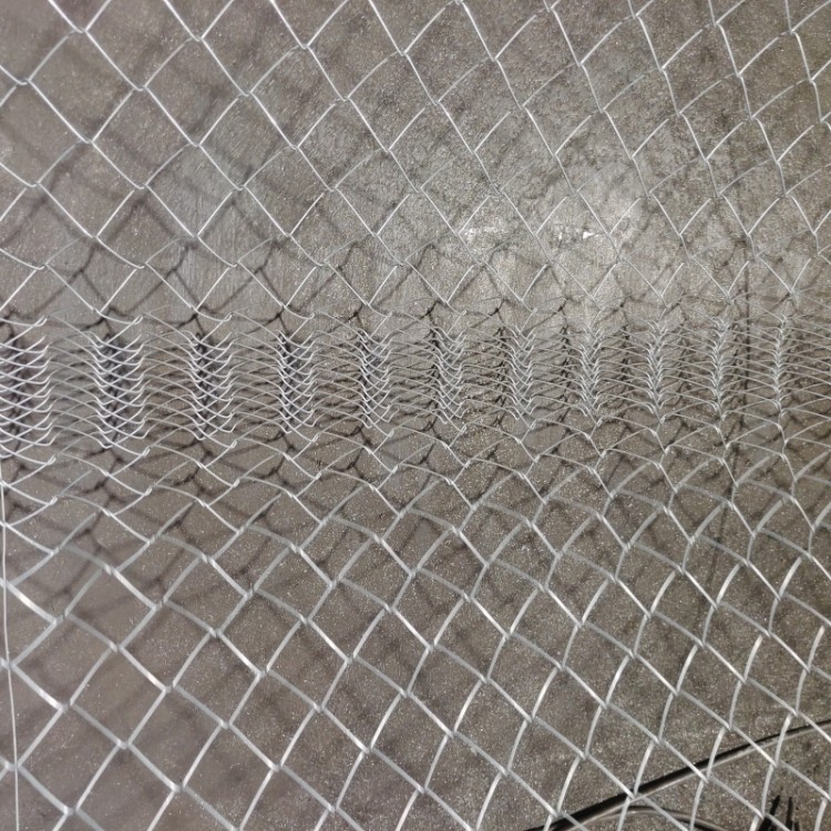 Height 1.2 M Powder Coated Chain Wire Fencing Heavy Duty For Security Decoration