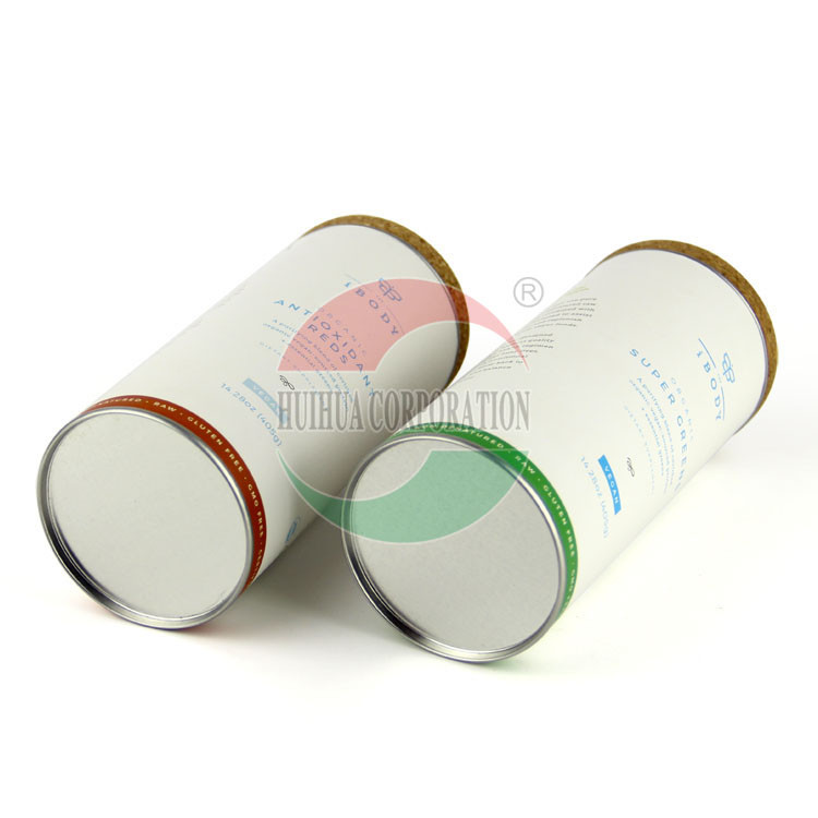 Biodegradable Cardboard Cups With Lids , Recycled Paper Gift Tube Packaging