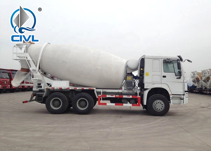 6x4 Heavy Duty commercial Truck Concrete Mixer Truck Diesel Fuel EURO II engine