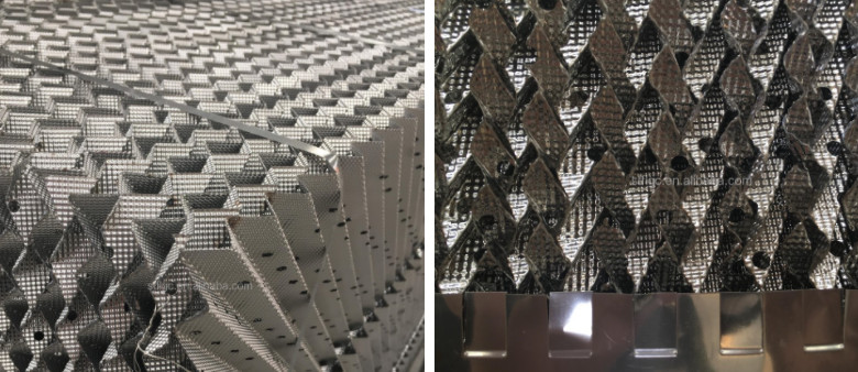 Ss304 Plate Corrugated Filteration 450y Structure Packing Column