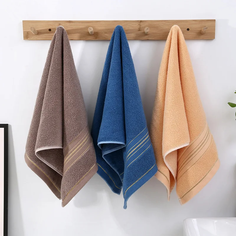 Thickened Embroidered Towel 35*75cm Adult Absorbent Household Towel in Pure Cotton 32