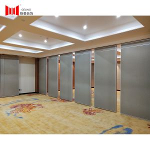  Geling Modern Top Hung Modular Partition Wall For Hotel OEM ODM Manufactures