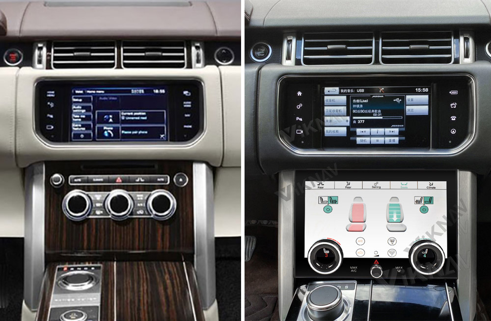 L405 Range Rover Climate Control Touch Screen Car Stereo With AC Controls