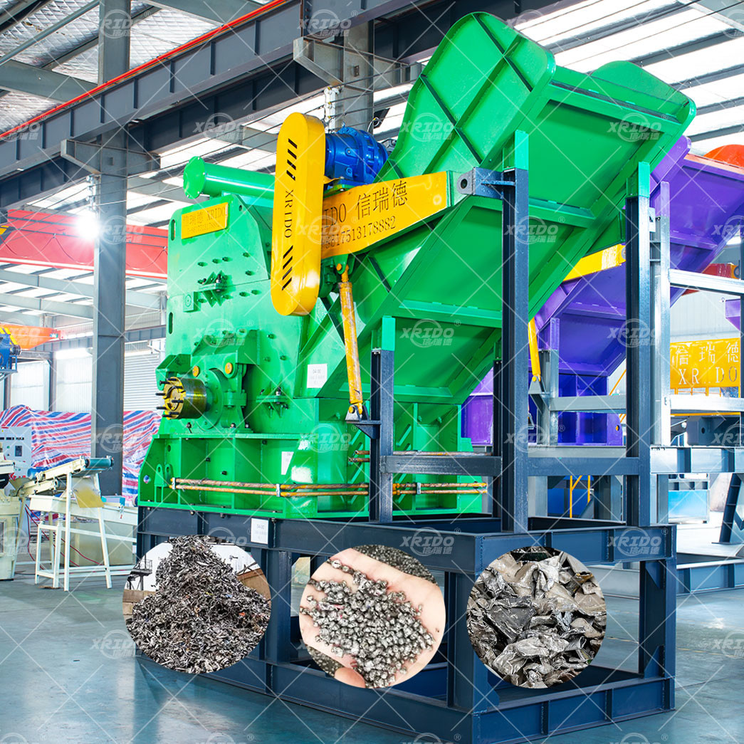 Metal Can Crusher Hammer Mill Aluminium Can Crushing Machines Metal Recycling