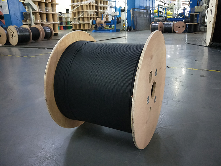 G652D Single Mode Armored Fiber Cable 6 Core With Loose Tube