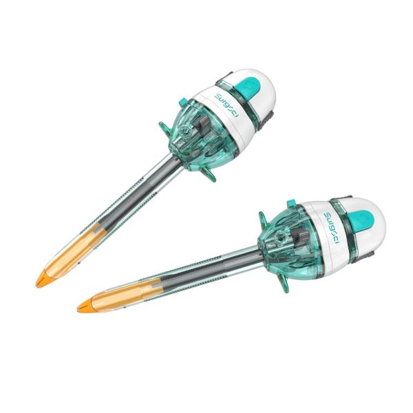 CE Marked 10mm Diameter Disposable Laparoscopic Bladed Trocar Surgsci Medical