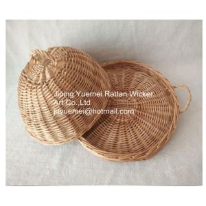 2016 wicker tray bread tray handmade harmless customized home use round with