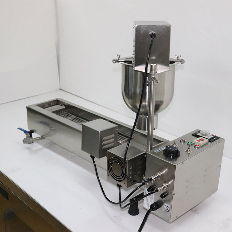 Automatic Stainless Steel Electric Mini Donut Maker Machine 450 pcs/h Capacity