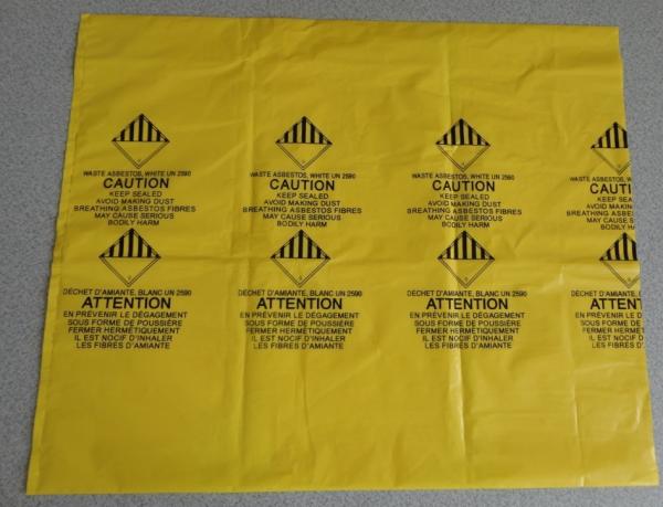 PE BAGS FOR ROCK STONE, PE asbestos bag, biohazard bag, pe cover film, rubble