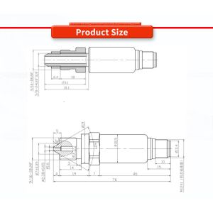 UNIVO UBST-20HTY Hydrogen System Pressure Transmitter with High Temperature