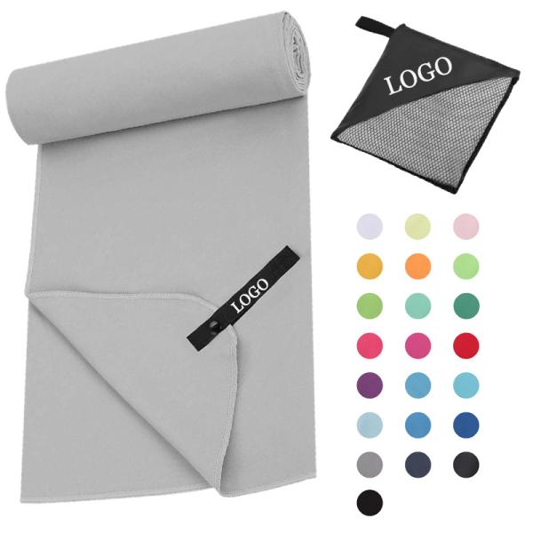 Customized logo Microfiber Sports Towel Portable Yoga Fitness Towel Sweat
