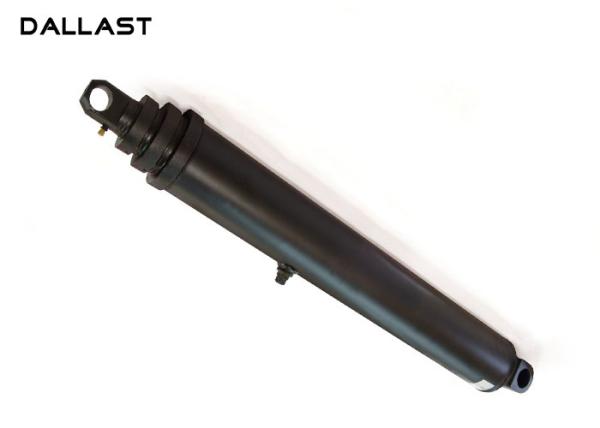 Multistage Telescopic Hydraulic Ram Single Acting Telescopic Trunion Pin Eye