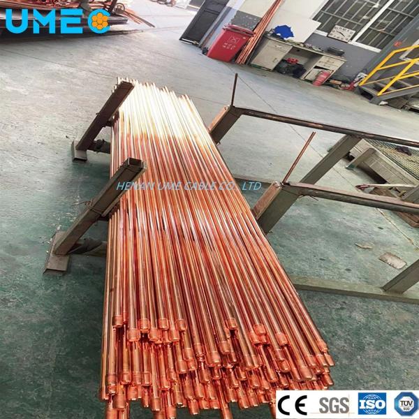 Construction Ground Rod 254 250 Micron Systems with Solid Copper Clad Steel