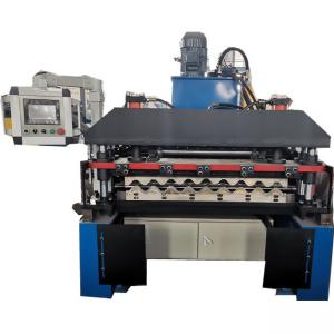 China Gearbox V115 Sheet Roll Forming Machine Metal Roofing Or Wall Cladding on sale