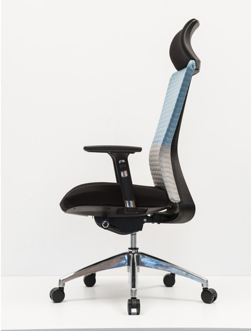 90-135 Degree Headrest Executive Mesh Arm Chair For Studying