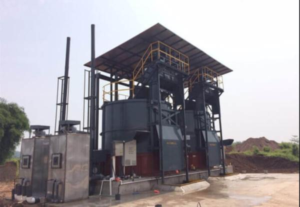 Energy Saving Industrial Composting Machine System Plant Environmental Friendly