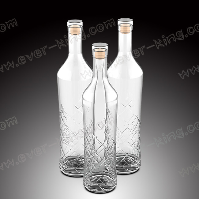 New Designed Guala Cap 375 ML Frosted Liquor Bottles