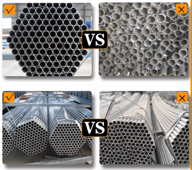 TISCO Hot Dipped Gi Steel Pipe 1/2" To 16'' Galvanized Welded Pipe