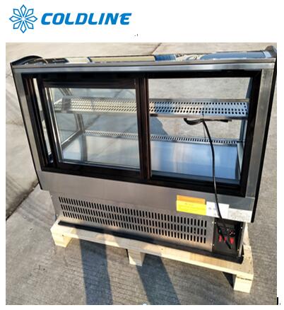 R134a Secop Countertop Refrigerated Bakery Display Case CE ETL