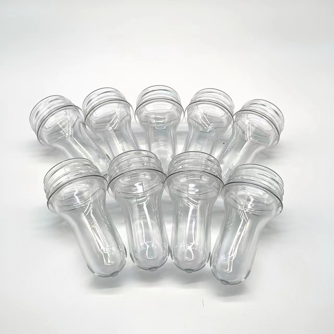 Transparent PET Bottle Preform Wear Resistant Leakproof