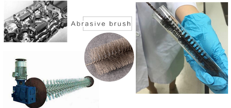 Abrasive Wire Deburring Large Pipe Cleaner Brush Polishing Function