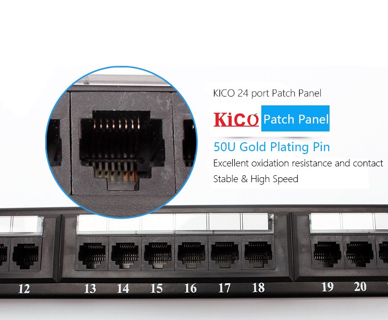 Unshielded Modular Network Cabinet Accessories With 24 Super Five Class Modules