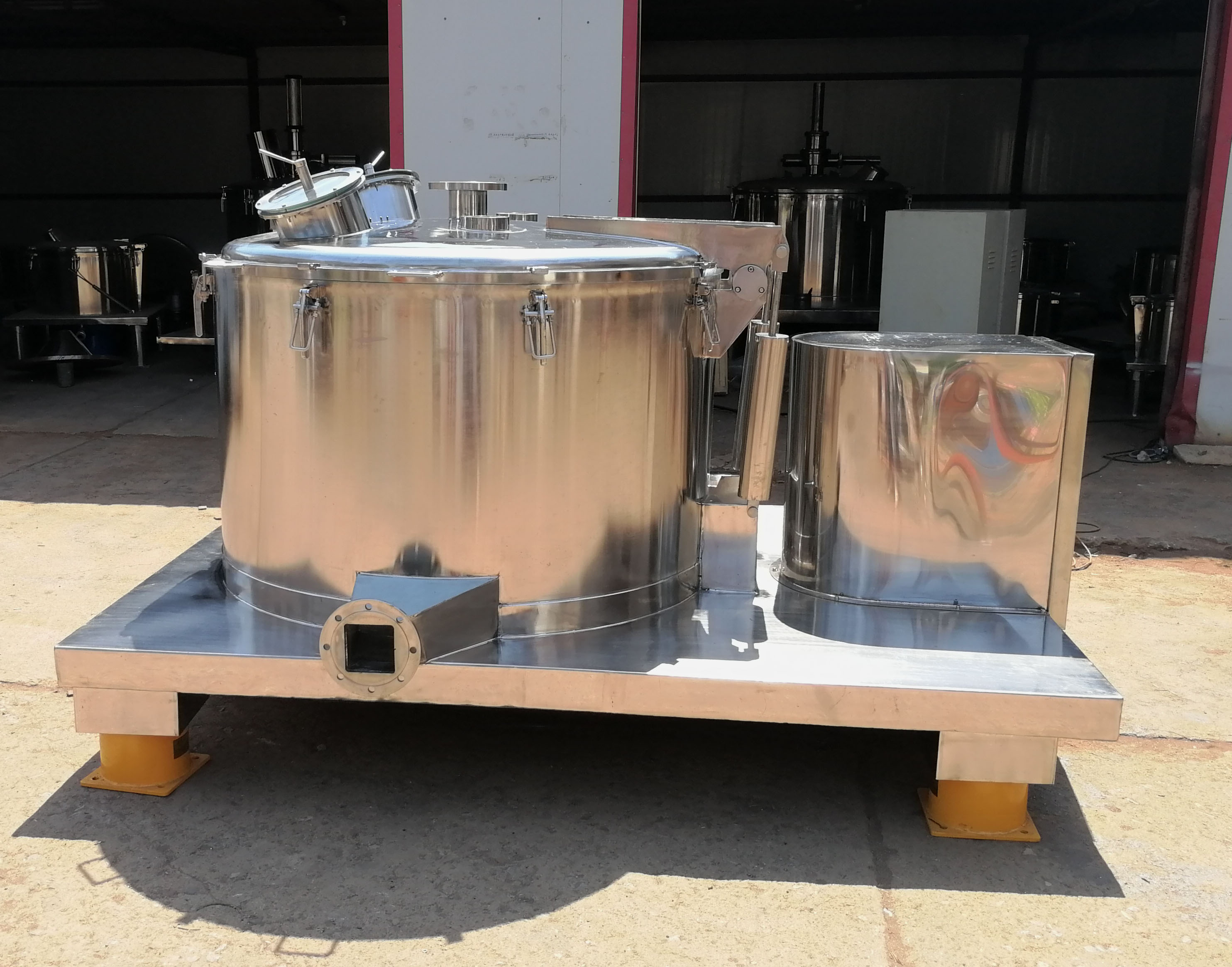 Centrifugal Machines with Bag pulling filter basket centrifuge oil pollution centrifuges
