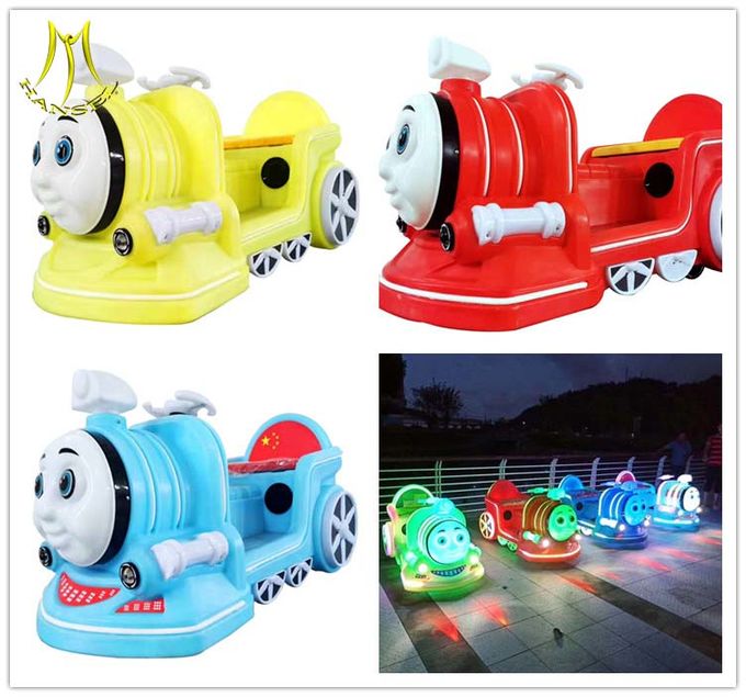 Hansel battery operated kids amusement train kiddie ride electric for sale