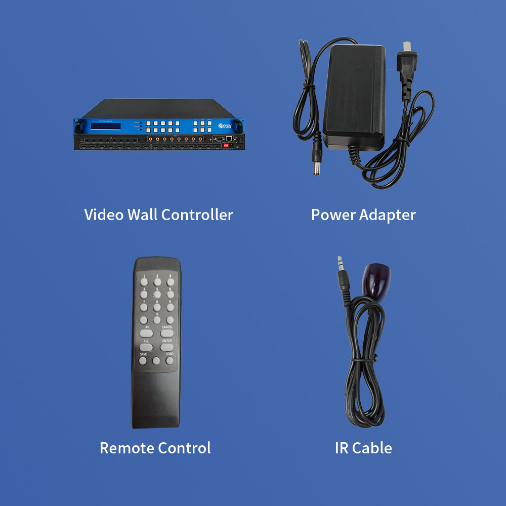 Bitvisus 4K HDMI Matrix Switcher 8x8 8 Inputs 8 Outputs With Metal Shell